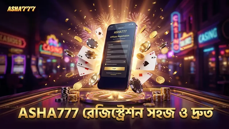 ASHA777 এ রেজিস্ট্রেশন প্রক্রিয়া দ্রুত ও সহজ