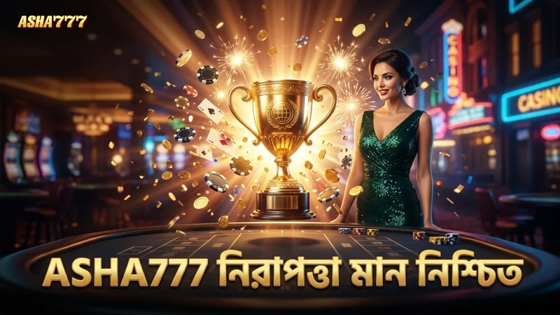ASHA777 আন্তর্জাতিক মান অনুসারে নিরাপদ গেমিং পরিবেশ নিশ্চিত করে।
