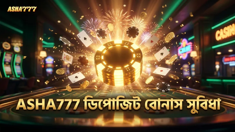 ASHA777 ডিপোজিটের মাধ্যমে তাৎক্ষণিক বোনাস পান সহজেই