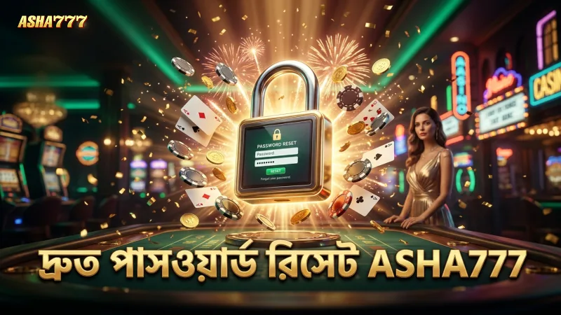 পাসওয়ার্ড রিসেট করে ASHA777 অ্যাকাউন্ট দ্রুত পুনরুদ্ধার করুন