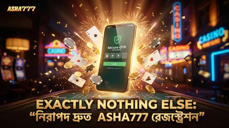 নিরাপদ ও দ্রুত ASHA777 রেজিস্ট্রেশন প্রক্রিয়া সম্পন্ন করুন