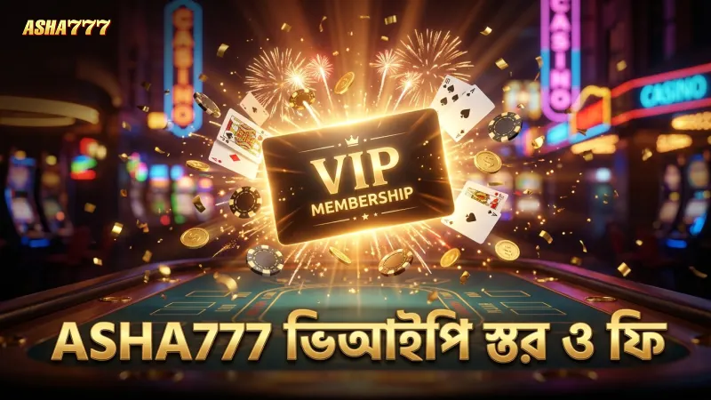 ASHA777 ভিআইপি ক্লাবের স্তর ও ফি সম্পর্কে পরিষ্কার তথ্য জানুন