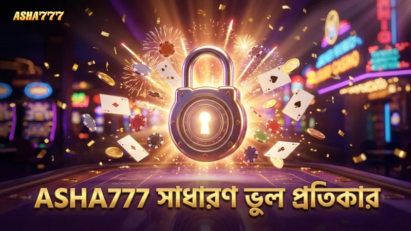 ASHA777 উইথড্রয়ালে সাধারণ ভুলগুলি এবং তাদের প্রতিকারসমূহ