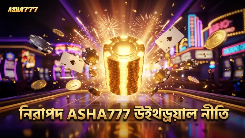 নিরাপত্তা ও বিশ্বাসযোগ্যতার জন্য ASHA777 উইথড্রয়াল নিয়মাবলী