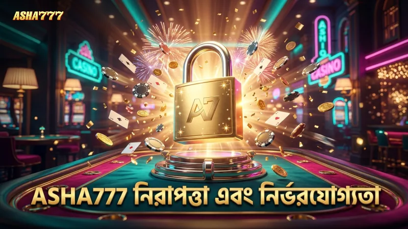ASHA777 প্ল্যাটফর্মে নিরাপত্তা নিশ্চিত করা হয়।