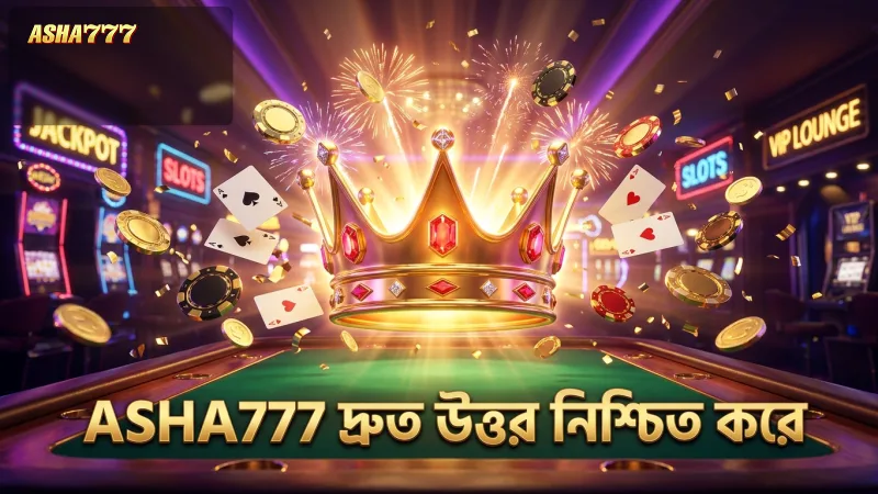 ASHA777-এ সাধারণ প্রশ্নের দ্রুত ও নির্ভুল উত্তর পাওয়া যায়