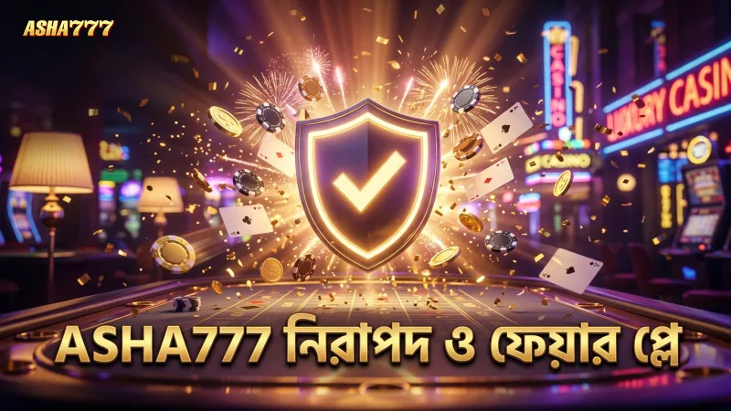 ফেয়ার প্লে এবং RNG সার্টিফিকেশন নিশ্চিত করে নিরাপত্তা।