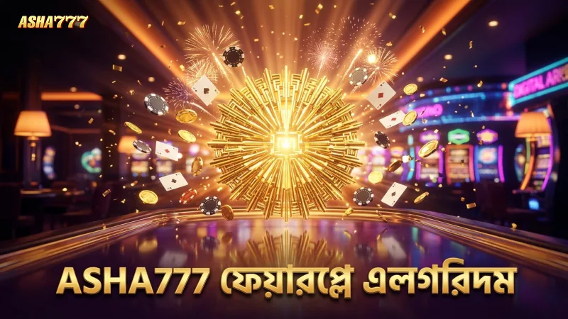 ASHA777 প্ল্যাটফর্মের ফিজিক্স-বেসড এলগরিদমের ফেয়ারনেস প্রদর্শন।
