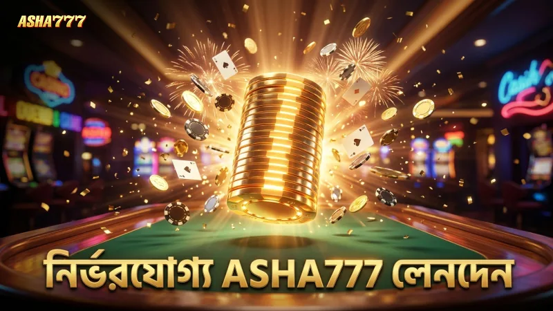 ডিপোজিট ও উইথড্রয়ালে ASHA777 এর নির্ভরযোগ্যতা নিশ্চিত করে