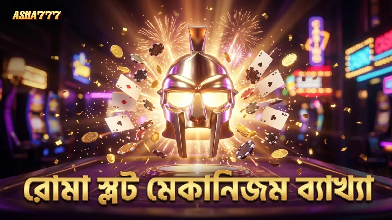 রোমা স্লটের মেকানিজমে গেমের মূল নীতি স্পষ্ট দেখা যায়
